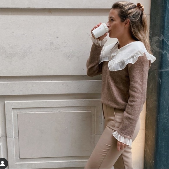 Zara combination knit sweater - Picture 2 of 10